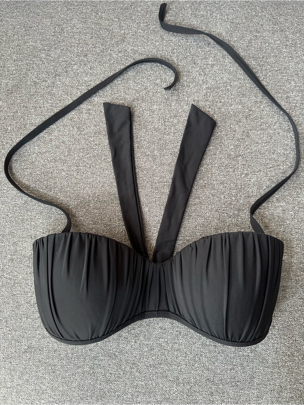 Skye Black Bandeau Swim Top